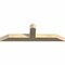 Ekena Millwork Portland Rough Sawn Timber Gable Bracket, Douglas Fir, 48"W x 14"H x 4"D x 4"F, 7/12 Pitch GBW048X14X0404POR00RDF - alternate 5